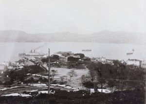 Castillo de San Sebastian y Ria de Vigo 1910