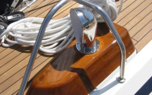 New teak deck on Grand Soleil 44